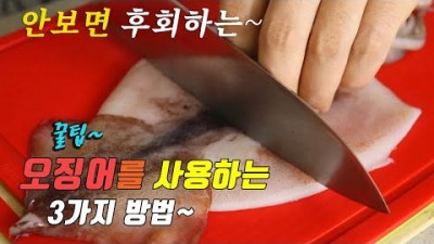 오징어 요리, 오징어로 할수있는 맛있는 요리 3가지(오징어 쪽파 무침, 오징어 버터 간장볶음, 오징어 짬뽕국) 간단 오징어 요리 레시피