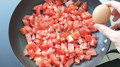 맛있는 토마토 계란 요리, 10분 완성 몸에 좋은 토마토 계란 요리 간단한 아침식사 만드는 법